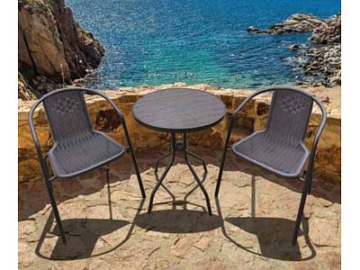I giardini del Re Set Tavolo con sedie in resina mod. Tiffany