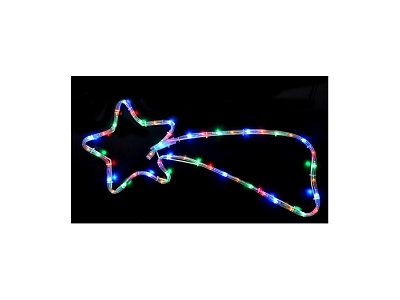GiocoPlast Natale Stella cometa led cm 28x65 48 Led Multicolor