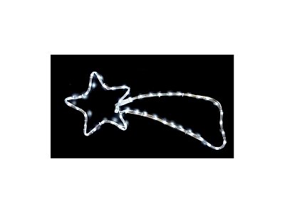 GiocoPlast Natale Stella cometa led cm 28x65  48 Led bianco freddo